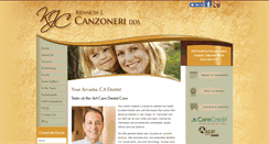 Desktop Screenshot of canzoneridentistry.com